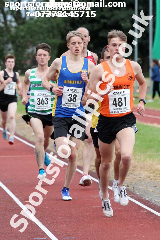 Graded 3000 metres, North East Grand Prix, Monkton, Jarrow. Photo: David T. Hewitson/Sports for All Pics